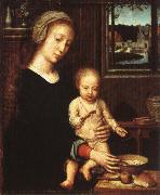 The Virgin with the Bowl of Milk Gerard David